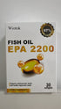 Wiotok EPA 2200 Fish Oil Supplement, 97% High-Purity Omega 3, Supports Cardiovascular Health & Triglyceride Levels, 30 Softgels