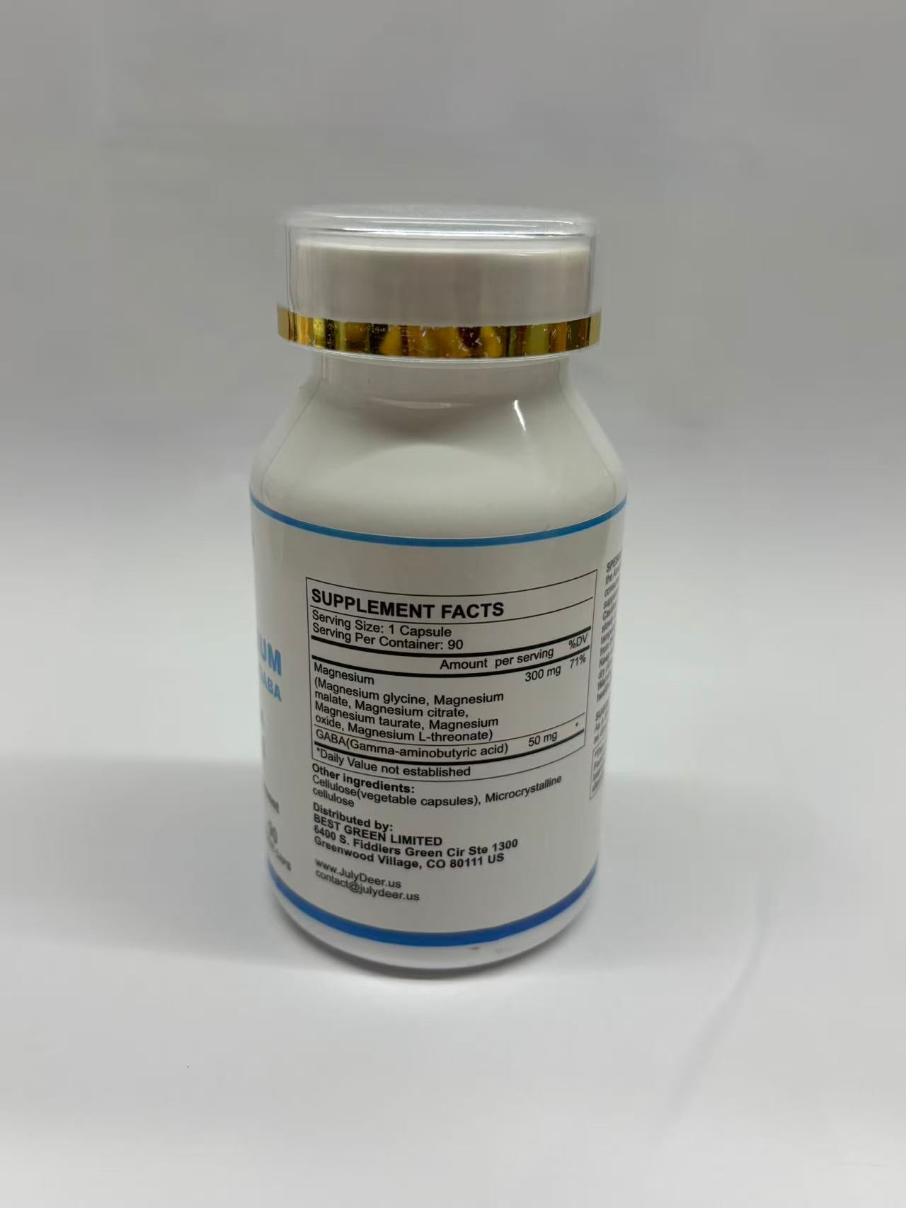 SPESOLSKII マグネシウム6複合体 350mg、マグネシウムミネラルサプリメント 90カプセル