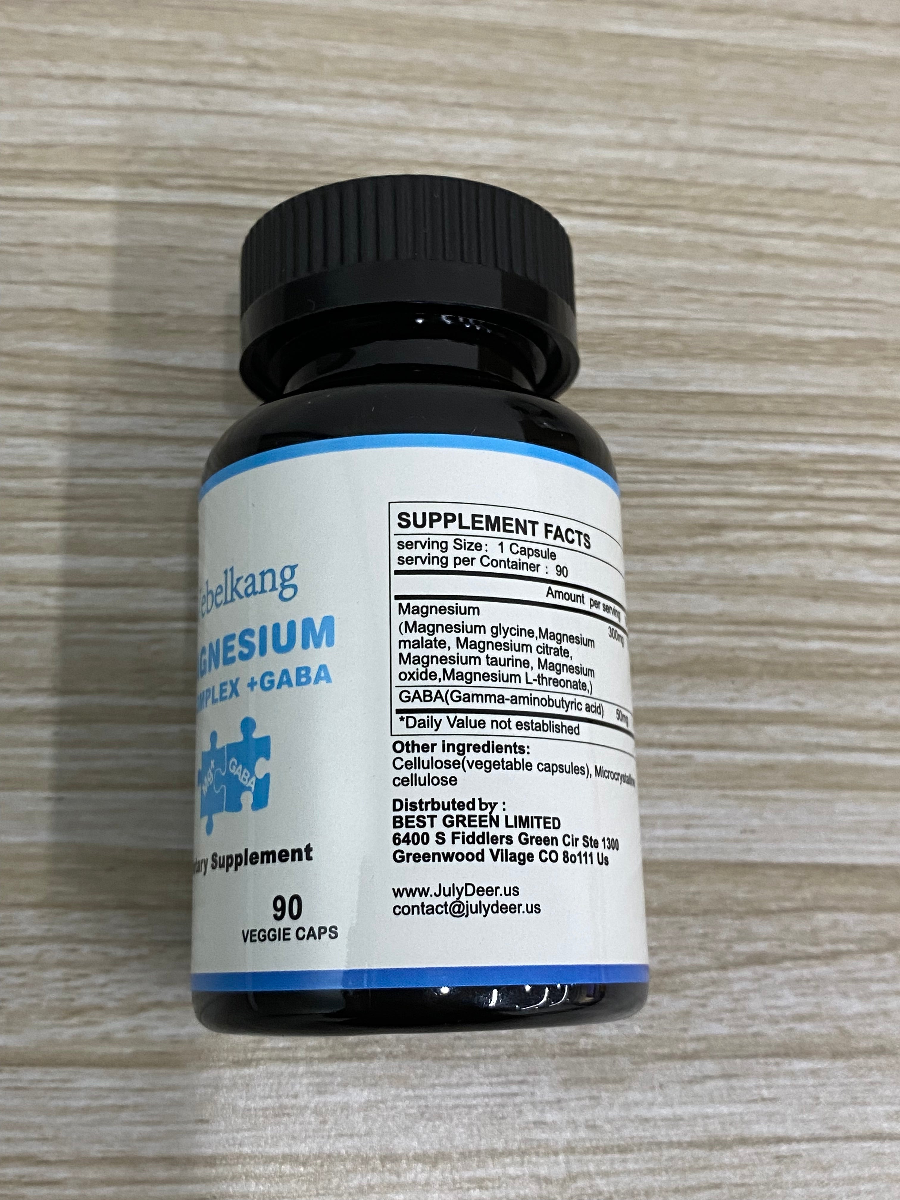 Vebelkang マグネシウムコンプレックス 400 mg、マグネシウムミネラルサプリメント 90カプセル