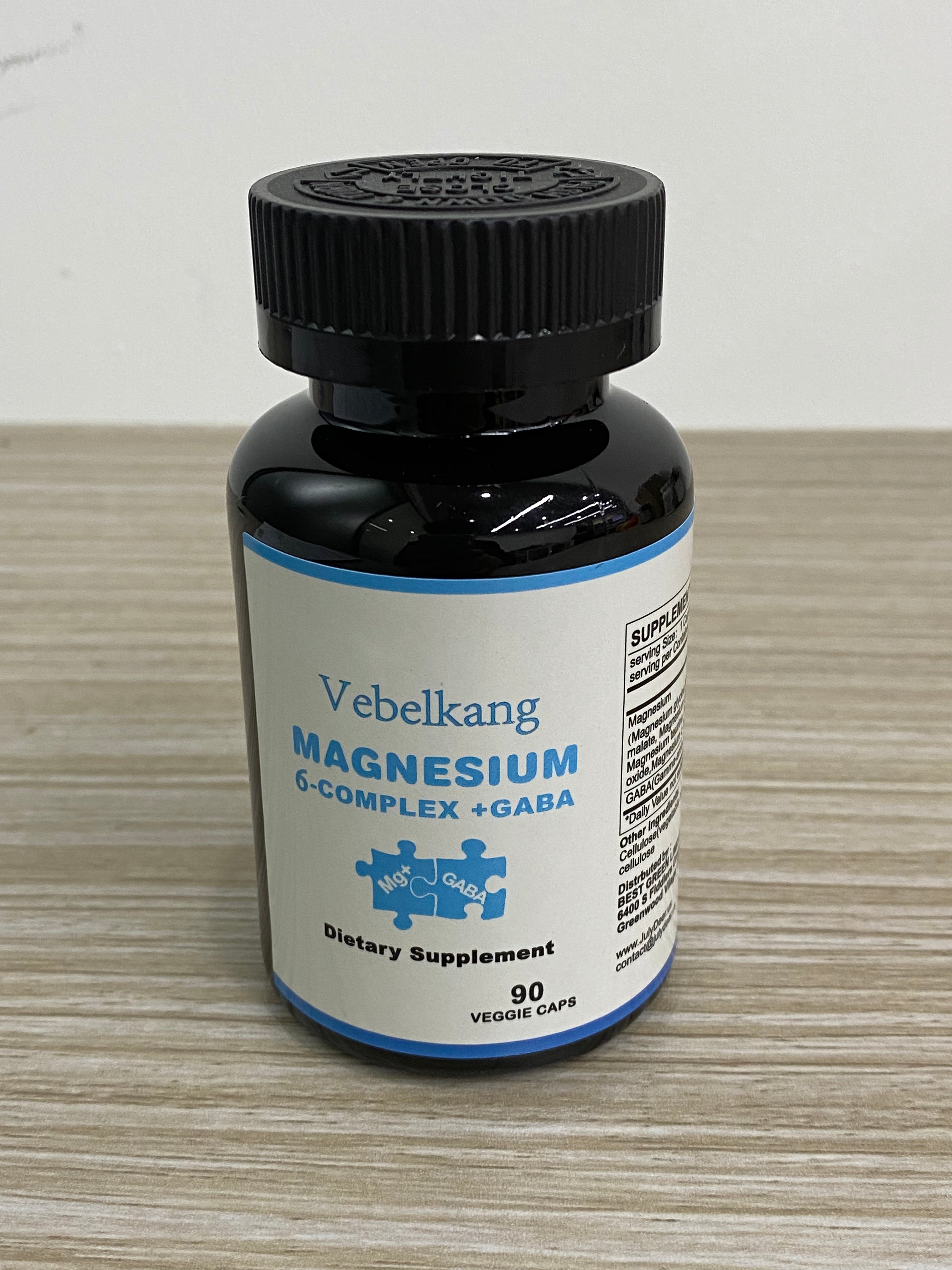 Vebelkang マグネシウムコンプレックス 400 mg、マグネシウムミネラルサプリメント 90カプセル