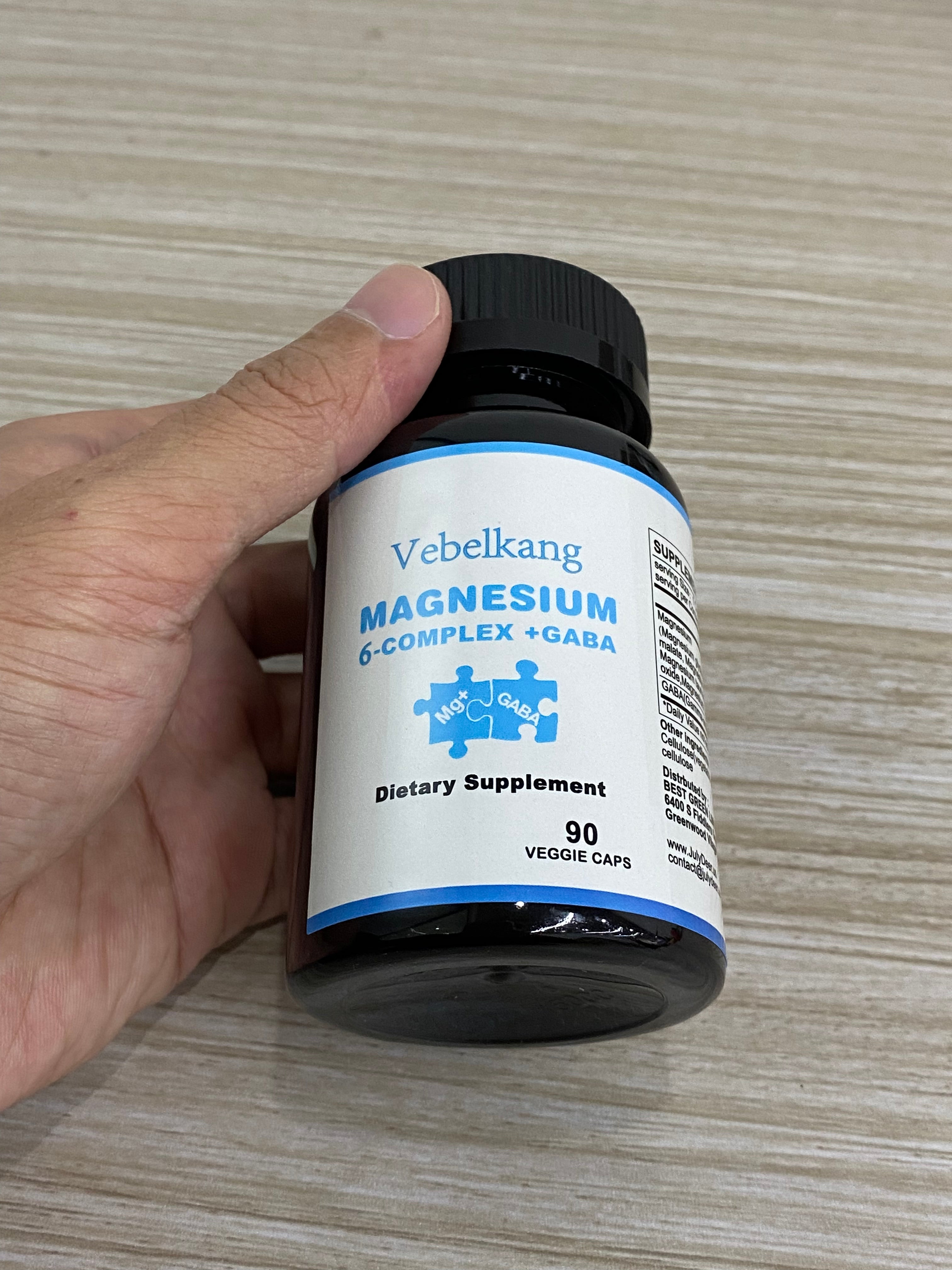 Vebelkang マグネシウムコンプレックス 400 mg、マグネシウムミネラルサプリメント 90カプセル